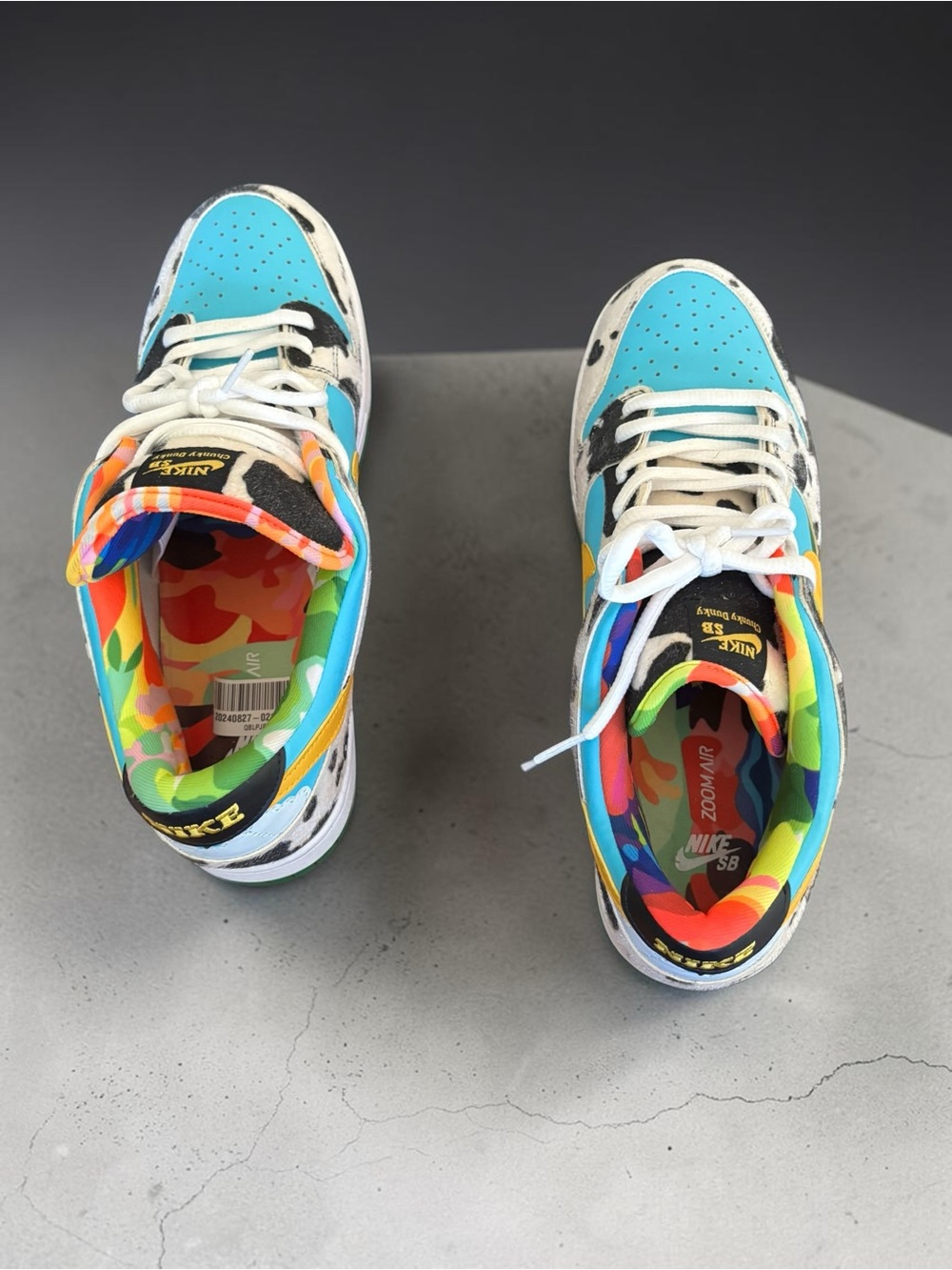 Nike SB Dunk Low Chunky Dunky collaboration Ben & Jerry's Men’s 13.5 New No Box - Picture 9 of 12